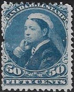 Stamp, Queen Victoria 1868 Third Bill Issue, Canada,  , Famous People, Heads of State, Queens, Royalty, Women