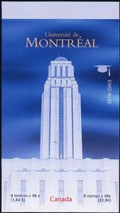Booklet, University of Montréal Booklet, Canada,  , Anniversaries and Jubilees, Schools, Universities