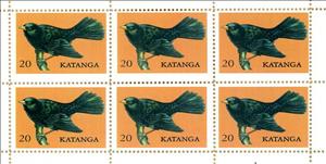 Mini Sheet, Blackbird, Cinderellas,  , Animals (Fauna), Birds