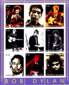 Mini Sheet, Bob Dylan, Cinderellas,  , Famous People, Musicians