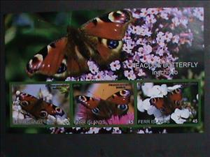 Mini Sheet, Butterflies, Cinderellas,  , Animals (Fauna), Butterflies, Insects