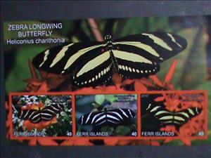 Mini Sheet, Butterflies, Cinderellas,  , Animals (Fauna), Butterflies, Insects