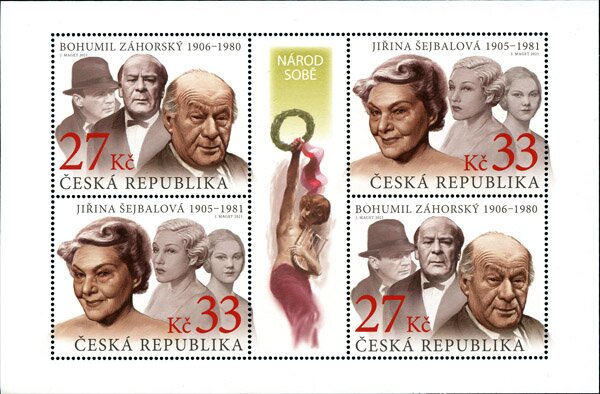 Bohumil Záhorský and Jiřina Šejbalová