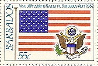 U S Flag and Arms