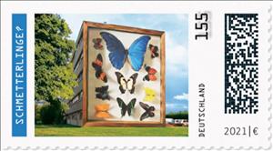 Stamp, Butterflies???, Germany, Federal Republic,  , Animals (Fauna), Butterflies, Insects