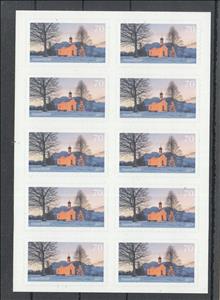 Mini Sheet, Maria Rast Chapel, Krun, Germany, Federal Republic,  , Buildings, Christmas, Churches - Cathedrals - Basilicas - Chapels, Trees