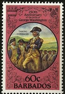 Stamp, Taking Command, Barbados,  