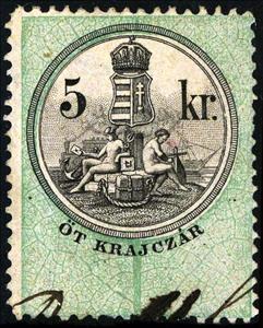 Stamp, Numeral and Coat of Arms, Hungary,  , Numbers