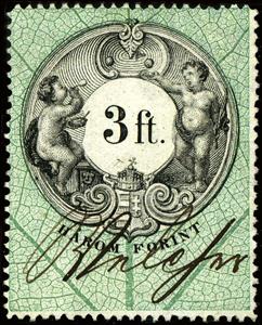 Stamp, Numeral and Coat of Arms, Hungary,  , Children, Coats of Arms, Crowns and Coronets