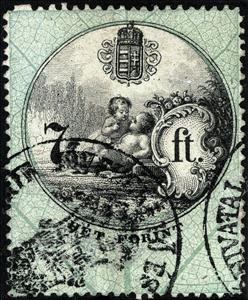 Stamp, Numeral and Coat of Arms, Hungary,  , Children, Coats of Arms, Crowns and Coronets