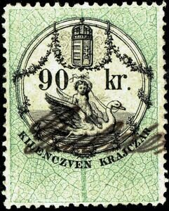 Stamp, Numeral and Coat of Arms, Hungary,  , Coats of Arms, Crowns and Coronets, Numbers