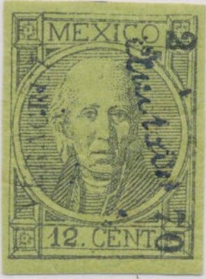 Stamp, Miguel Hidalgo Overprinted, Mexico,  , Clergy, Independency Activists