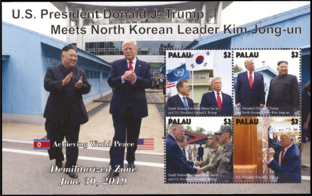 US President D. Trump Meets North Korean Leader Kim Jong-un