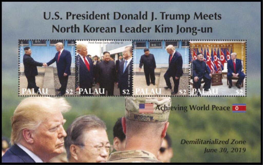 US President D. Trump Meets North Korean Leader Kim Jong-un