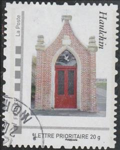 Stamp, Haulchin, Personalized and Private Mail Stamps,  , Churches - Cathedrals - Basilicas - Chapels