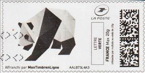 Stamp, Panda, Personalized and Private Mail Stamps,  , Animals (Fauna), Pandas