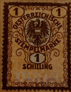 Stamp, First Republic Issue of 1925, Austria- Revenue Stamps,  , Coats of Arms, Numbers