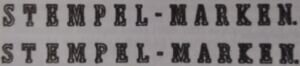 Numeral and Coat of Arms