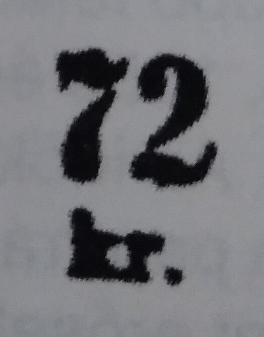Numeral and Coat of Arms