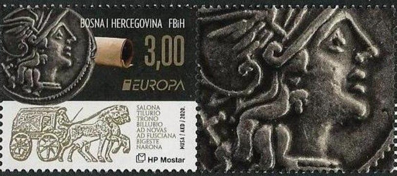 Roman Postal Route and Roman Coin