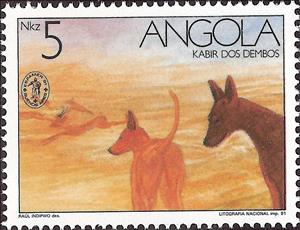 Stamp, Kabir (Canis lupus familiaris), Angola,  , Dogs