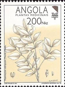 Stamp, Medicinal Plants - 92 Lubrapex, Angola,  