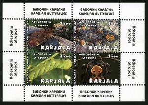Mini Sheet, Acherontia atropos, Cinderellas,  , Animals (Fauna), Insects