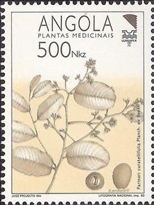 Stamp, Medicinal Plants - 92 Lubrapex, Angola,  