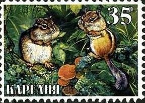 Stamp, Animals, Cinderellas,  , Animals (Fauna)