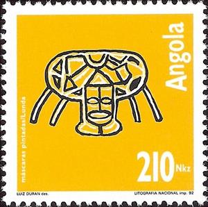 Stamp, Art Quioca Group 2, Angola,  