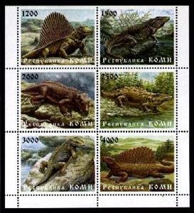 Mini Sheet, Dinosaurs, Cinderellas,  , Dinosaurs, Prehistorical Animals