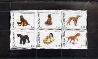 Mini Sheet, Dogs, Cinderellas,  , Animals (Fauna), Dogs, Mammals