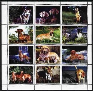 Mini Sheet, Dogs, Cinderellas,  , Animals (Fauna), Dogs, Mammals