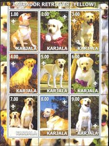 Mini Sheet, Dogs, Cinderellas,  , Animals (Fauna), Dogs, Mammals
