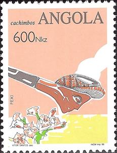 Stamp, Pipes, Angola,  