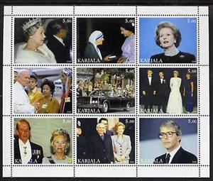 Mini Sheet, Famous People, Cinderellas,  , Famous People