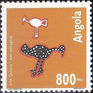 Stamp, Art Quioca Group 4, Angola,  