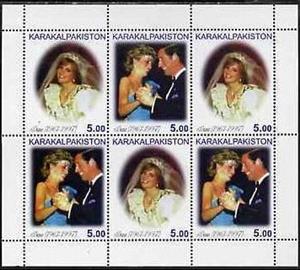 Mini Sheet, Lady Diana, Cinderellas,  , Famous People, Princesses