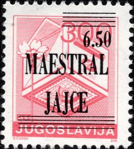 Stamp, Maestral - Jajce, Cinderellas,  , Mailboxes