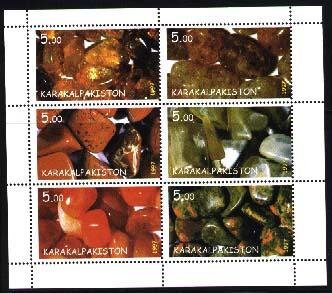 Mini Sheet, Minerals, Cinderellas,  , Minerals