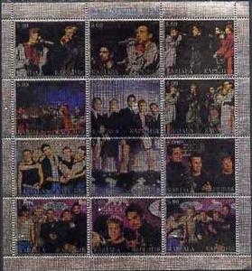 Mini Sheet, Musicians gold, Cinderellas,  , Musicians