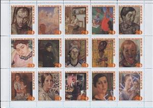 Mini Sheet, Paintings, Cinderellas,  , Paintings