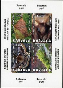 Mini Sheet, Saturnia pyri, Cinderellas,  , Animals (Fauna), Insects