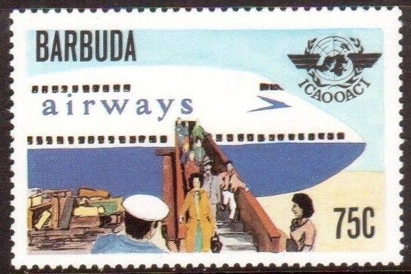 Passengers leaving an aircraft