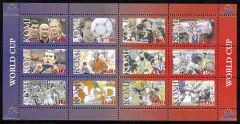 Mini Sheet, World Cup France '98, Cinderellas,  , Football (Soccer), Sports