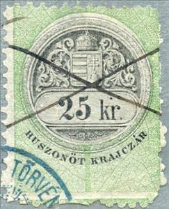 Stamp, Numeral and Coat of Arms, Hungary,  , Coats of Arms, Crowns and Coronets, Numbers