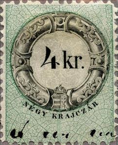 Stamp, Numeral and Coat of Arms, Hungary,  , Coats of Arms, Crowns and Coronets, Numbers