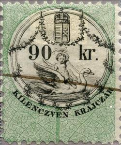 Stamp, Numeral and Coat of Arms, Hungary,  , Coats of Arms, Crowns and Coronets, Numbers