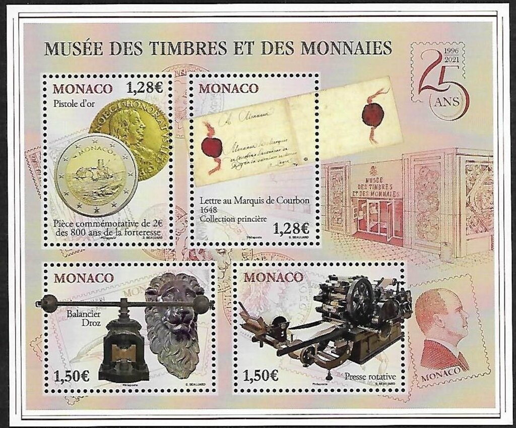 Stamp and Coin Museum of Monaco, 25th Anniversary