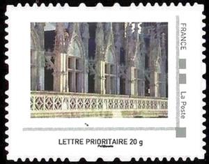 Stamp, Amboise Castle. Windows, Personalized and Private Mail Stamps,  , Architecture, Castles, Windows